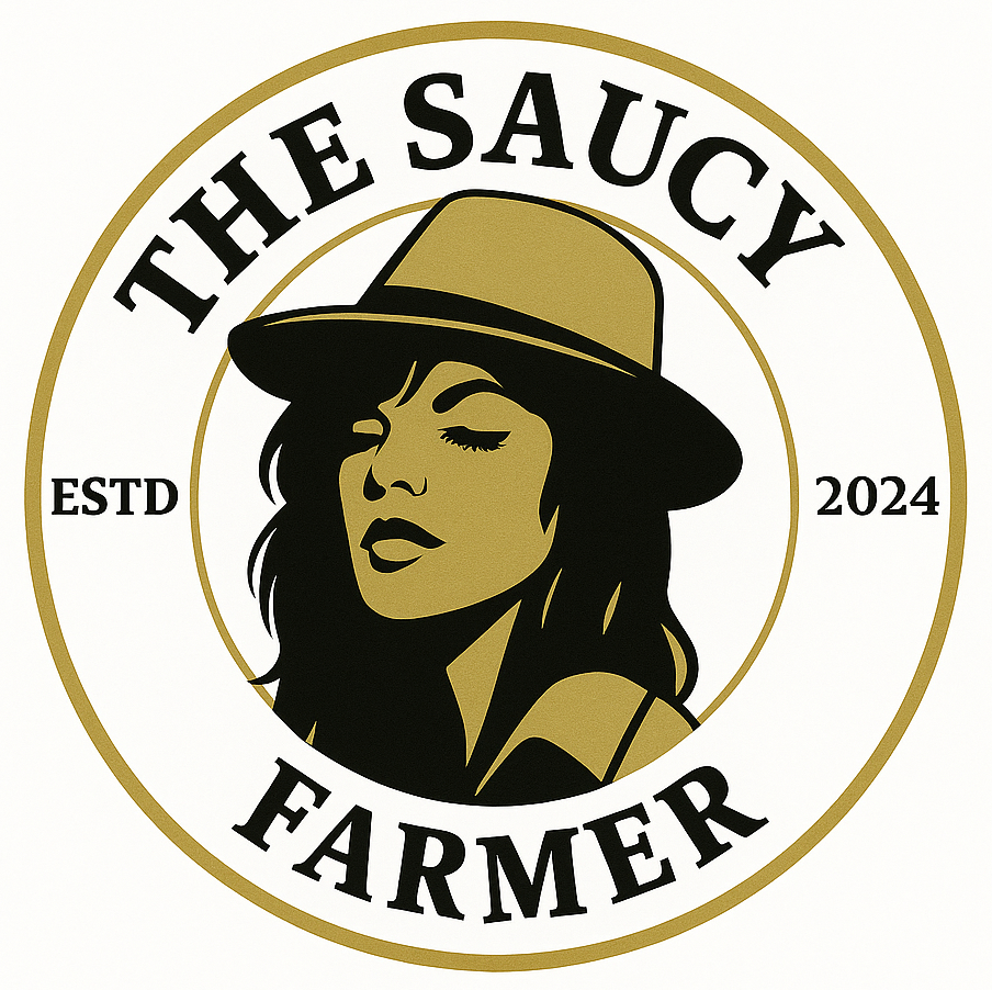 The Saucy Farmer logo
